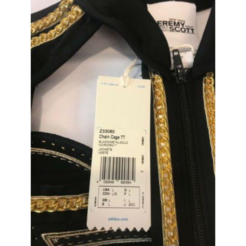 Adidas Originals Jeremy Scott JS Chain Cage Jacket Rare Unisex Britney Spears For Sale 7