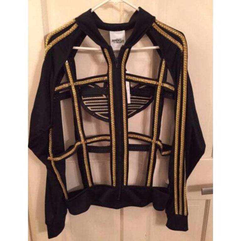 Adidas Originals Jeremy Scott JS Chain Cage Jacket Rare Unisex Britney  Spears For Sale at 1stDibs