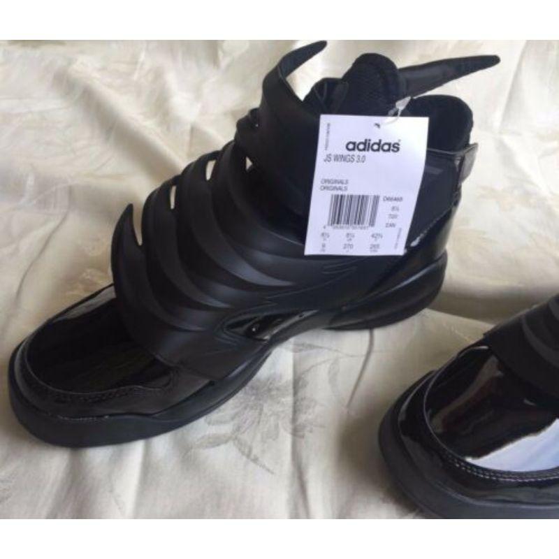 Adidas Originals Obyo Jeremy Scott Wings 3.0 Nero Cavaliere Oscuro Batman Sneakers in vendita 6