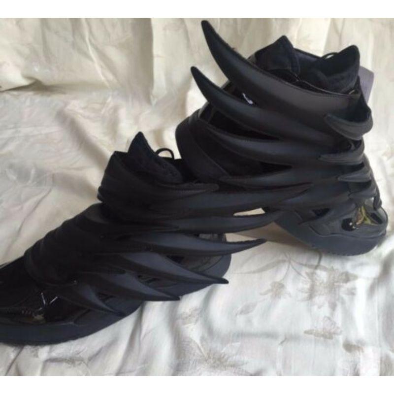 Adidas Originals Obyo Jeremy Scott Wings 3.0 Black Dark Knight Batman Sneakers For Sale 4