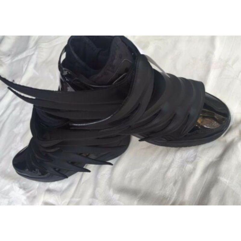 Adidas Originals Obyo Jeremy Scott Wings 3.0 Black Dark Knight Batman Sneakers For Sale 5