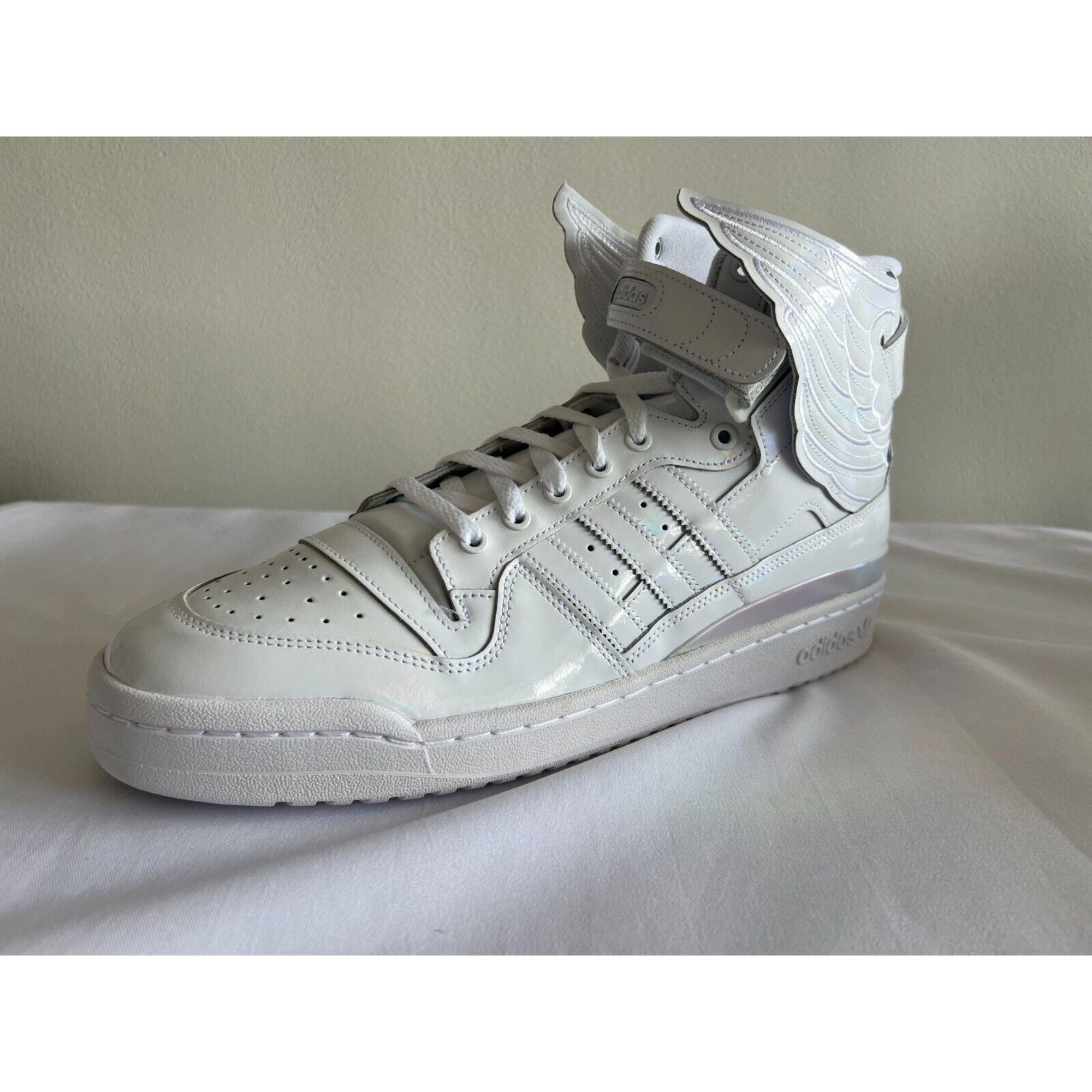 Adidas Originals ObyO Wings 4.0 Core Cloud Sneakers by Jeremy Scott, Size 12 For Sale 9