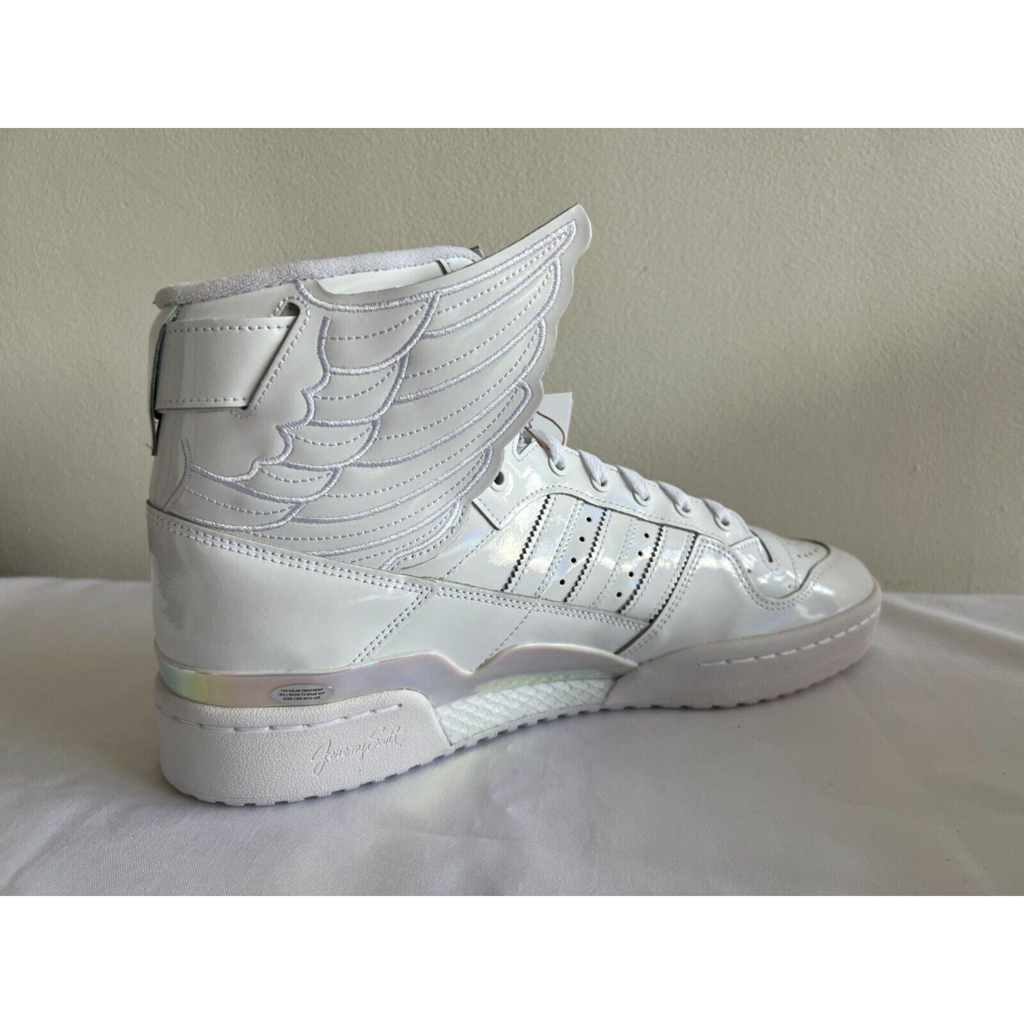Adidas Originals ObyO Jeremy Scott Wings 4.0 Core Cloud White / Black Sneakers

Additional Information:
Material: Synthetic Leather
Color: White
Size: 12
Style: White
Pattern: Solid
Condition: Brand new in the original box*
Available in other size
