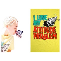 Adidas Originals x Jeremy Scott JS I Love My Attitude Problem Wings T-shirt XL