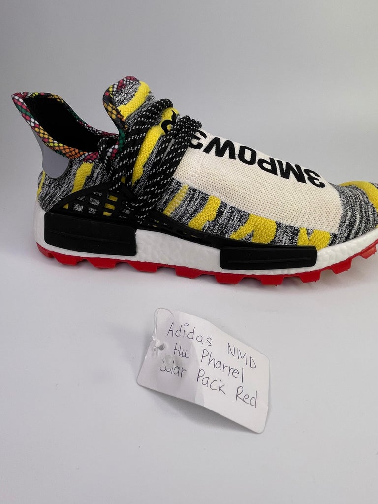 Adidas Pharrell x NMD Human Race Solar Pack Sneakers (10 US) Mens For Sale  at 1stDibs