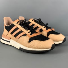 ADIDAS x HENDER SCHEME Size 10.5 Tan Black Leather Lace Up Sneakers