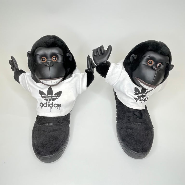 Adidas X Jeremy Scott Gorilla Sneaker Black 2012 (11 US) For Sale at  1stDibs | адидас горилла, jeremy scott gorilla shoes, jeremy scott adidas  gorilla
