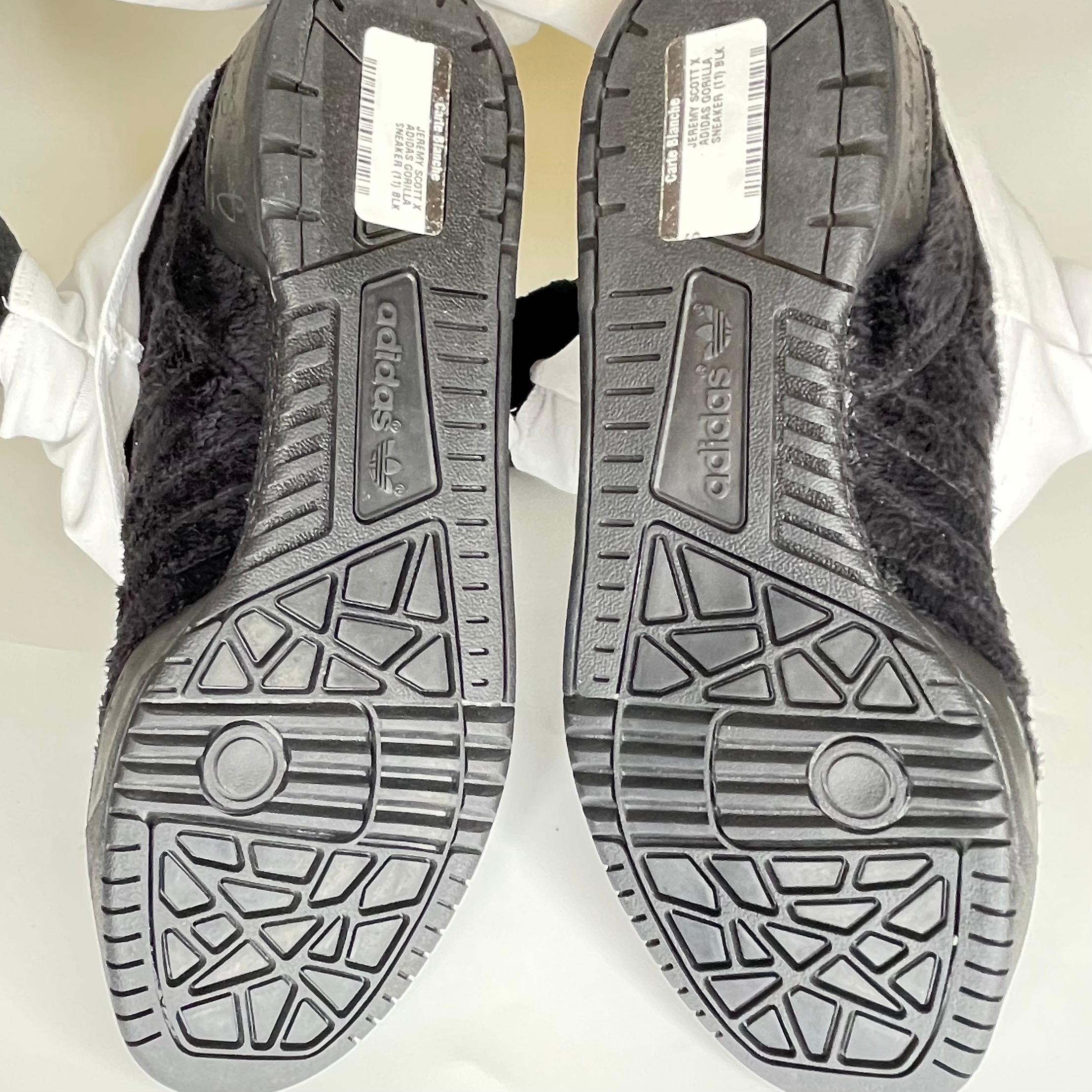 Men's Adidas X Jeremy Scott Gorilla Sneaker Black 2012 (11 US) For Sale
