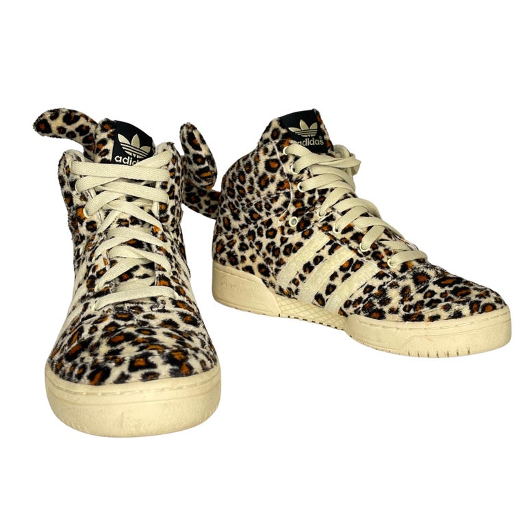 Adidas X Jeremy Scott Leopard Tail Sneaker 2012 (8.5 US) at 1stDibs