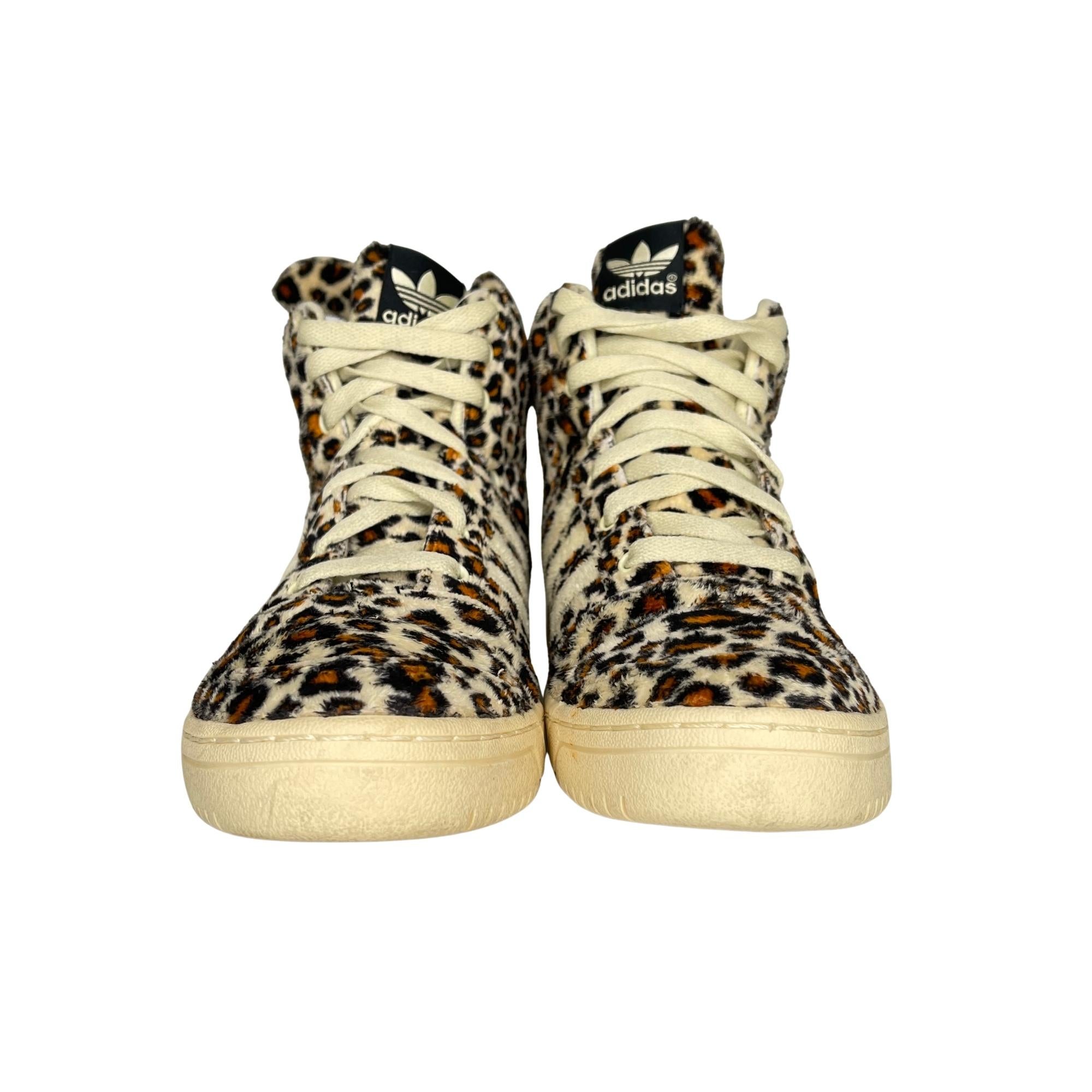Adidas X Jeremy Scott Leopard Tail Sneaker 2012 (8.5 US) For Sale at 1stDibs