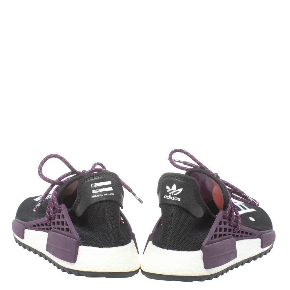 Adidas x Pharell Williams NMD Black Hu Trail Holi Low Top Sneakers Size 42.5 3