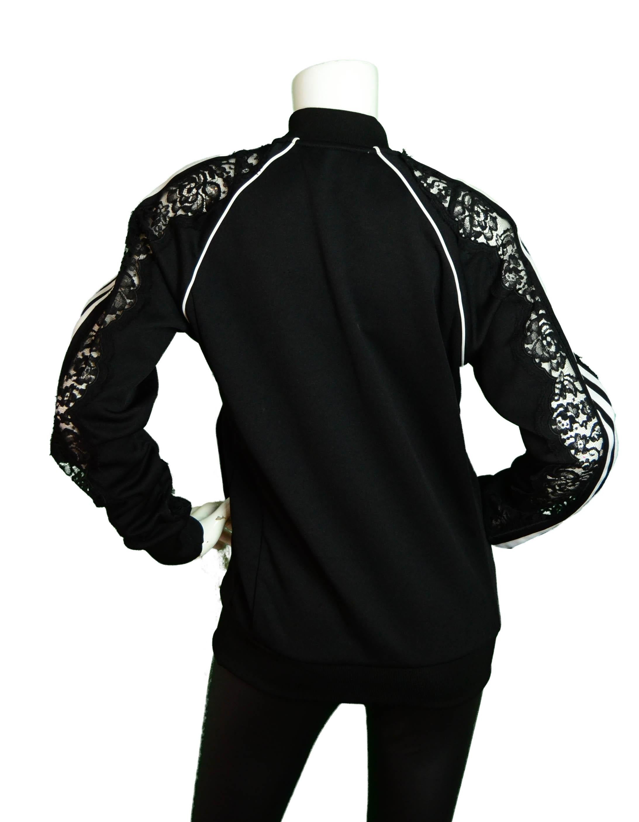 Adidas X Stella McCartney Track Jacket w/Lace Trim sz Small For Sale at  1stDibs | lace adidas jacket, adidas lace jacket