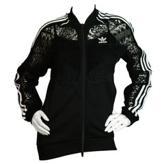 Adidas X Stella McCartney Track Jacket w/Lace Trim sz Small