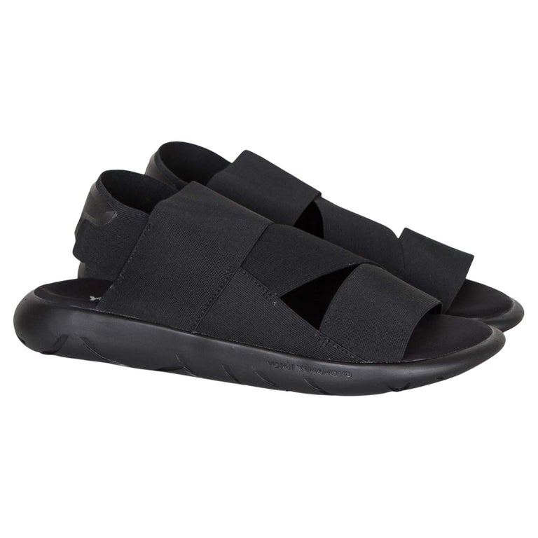 Adidas X Y-3 Qasa Black Sandal AQ5584 Men's (8 US) For Sale at 1stDibs
