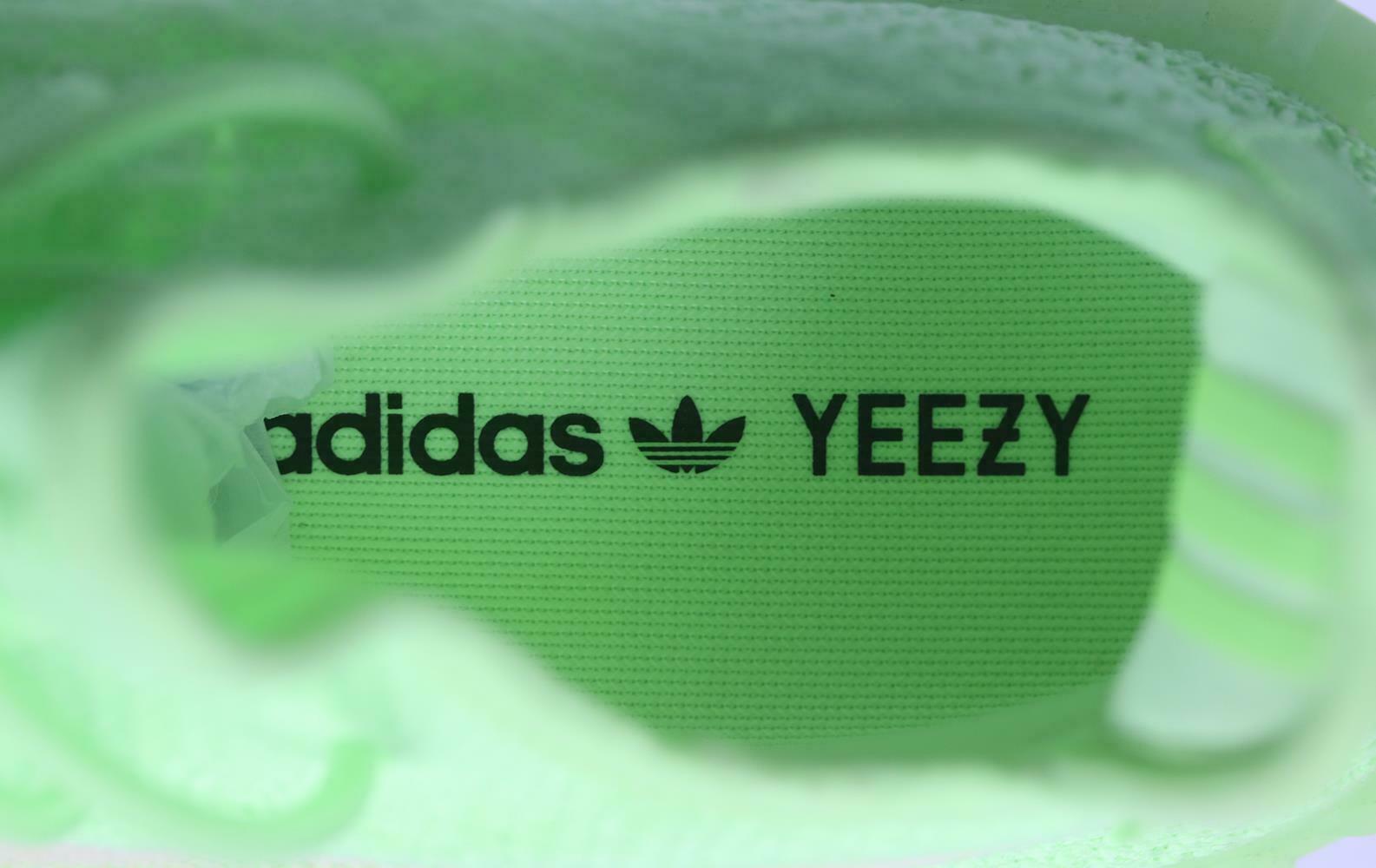 Green Adidas Yeezy Boost 350 V2 Primeknit Sneakers