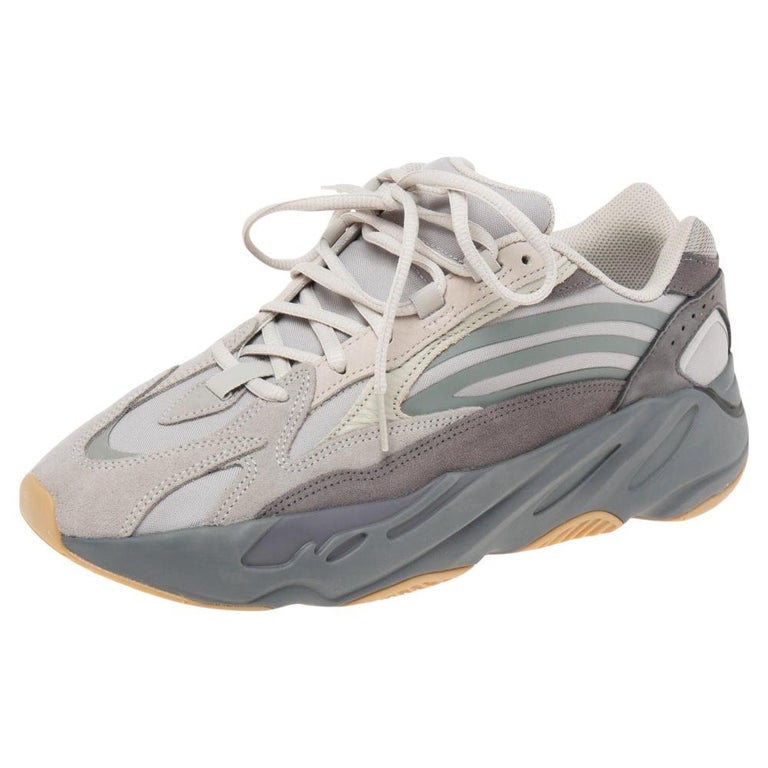 Adidas Yeezy Boost 700 V2 Geode Multicolor Nubuck Lace Up Sneakers Size 44  For Sale at 1stDibs