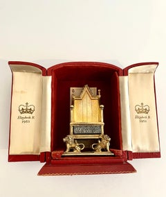 Trono dell'Incoronazione in argento dorato