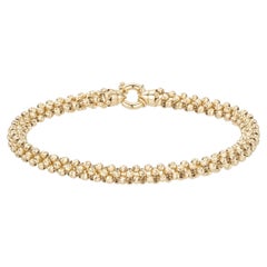 Adina Reyter Pulsera de cadena gruesa con corte de diamante -Y14