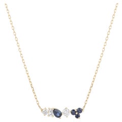 Verstreute Halskette von Adina Reyter Diana Saphir + Diamant