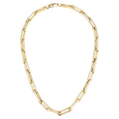 Adina Reyter One of a Kind Bamboo Heavy Chain Necklace