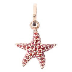 Adina Reyter One of a Kind Ruby and Garnet Starfish Charm - Y14