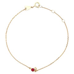 Adina Reyter One of a Kind Ruby + Diamond Pomegranate Bracelet
