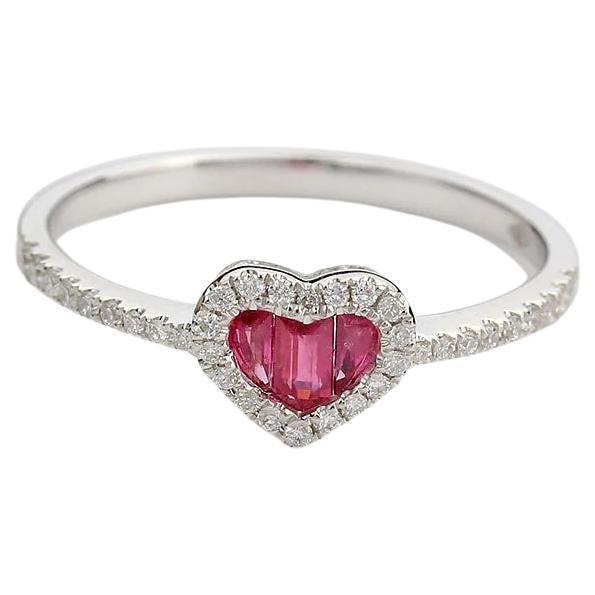 For Sale:  Adina's Diamond Heart Ring