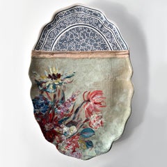 Wall Art Installation of Handmade Ceramic Plates - "Adine 2"