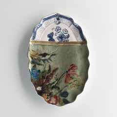 Wall Art Installation of Handmade Ceramic Plates - "Adine"