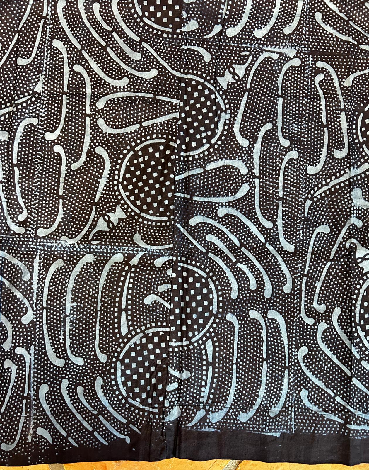 Tribal Adire Eleko Yoruba Textile For Sale