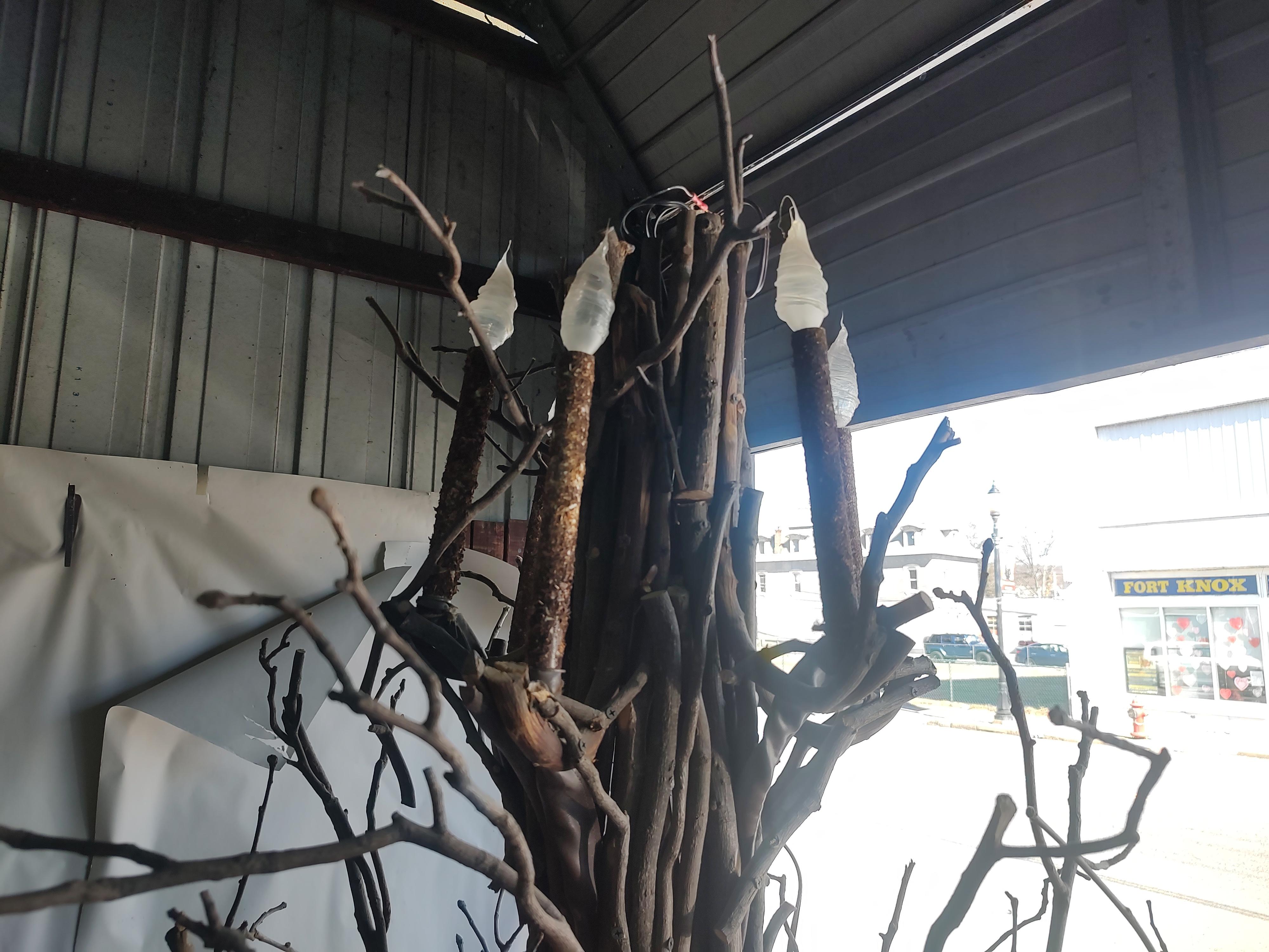 Adirondack Arts & Crafts Bent Twig 14 Arm Chandelier 3 Available  For Sale 5