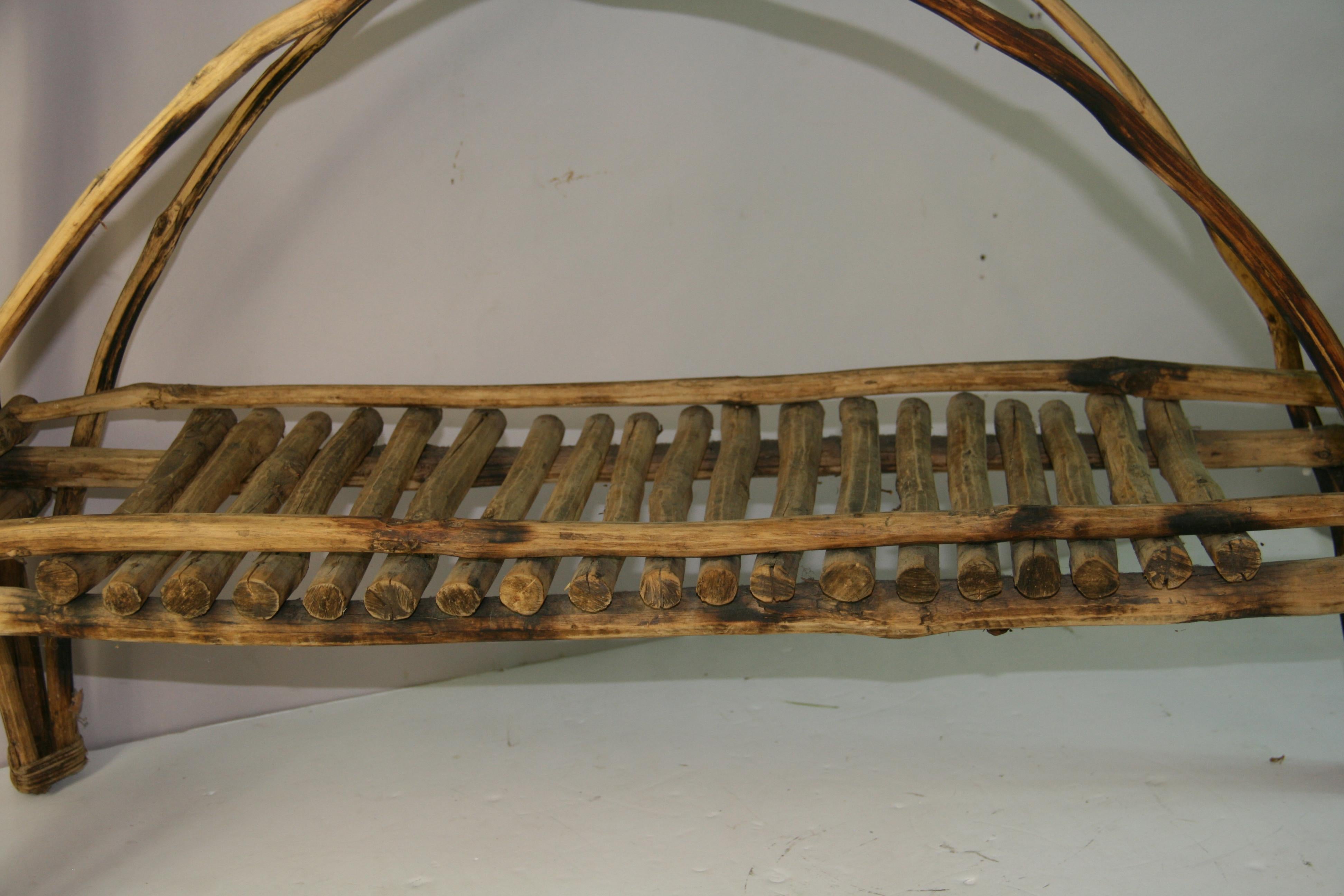 Table console Adirondack Bent Twig en vente 8