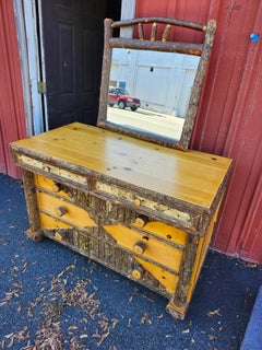 Adirondack Birch W Pine Old Hickory Wall Mirror