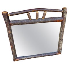 Specchio da parete Adirondack Birch W Pine Old Hickory