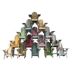 Adirondack Chair Wandskulptur von Paul Jacobsen