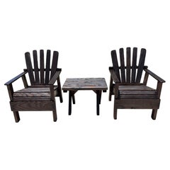 Adirondack Chairs & Table -Three Piece Set