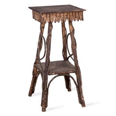 Adirondack Folk Art Twig Stand, c.1920s