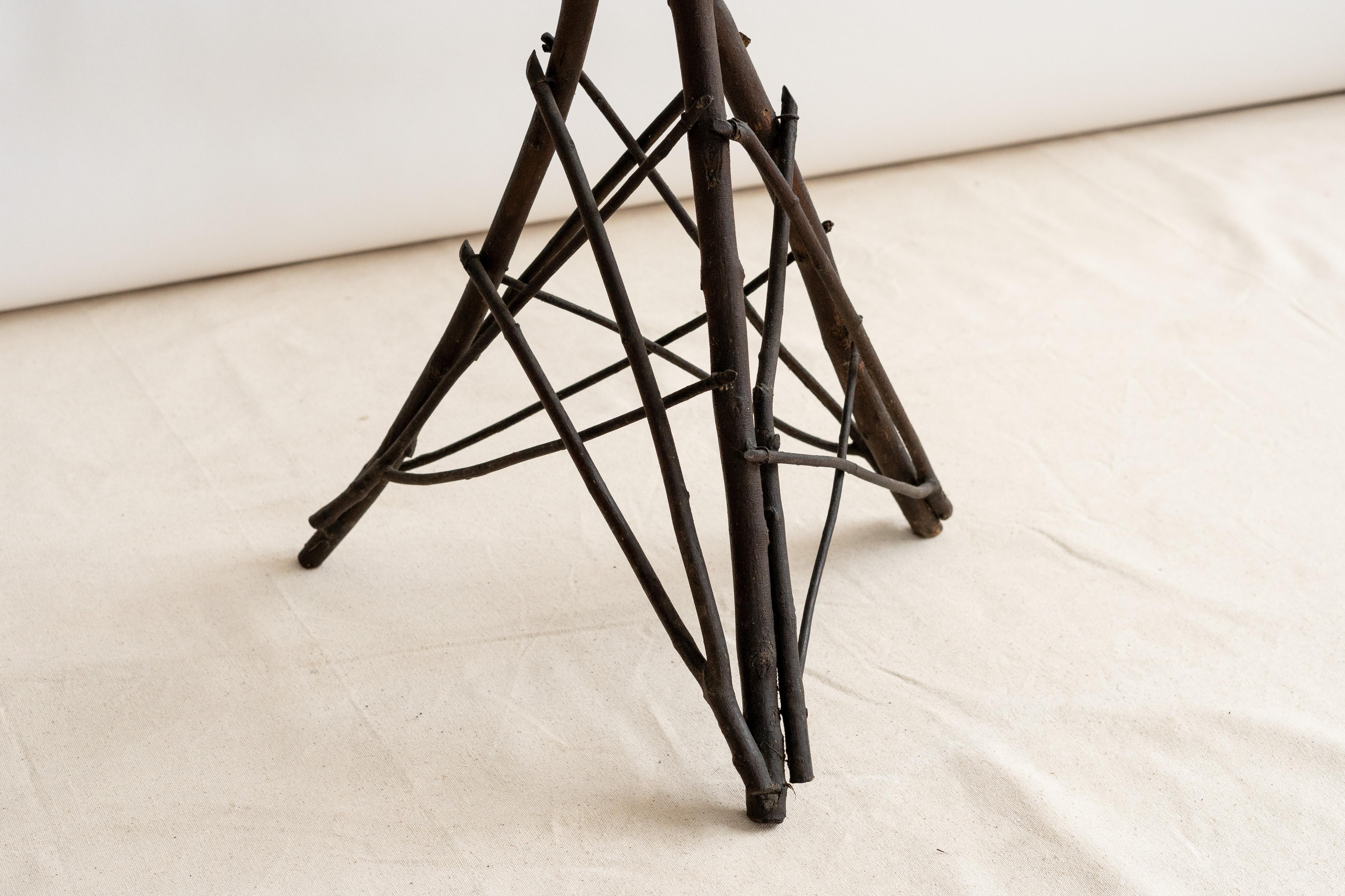 Début du 20ème siècle Table d'appoint octogonale Twig d'Adirondack en vente