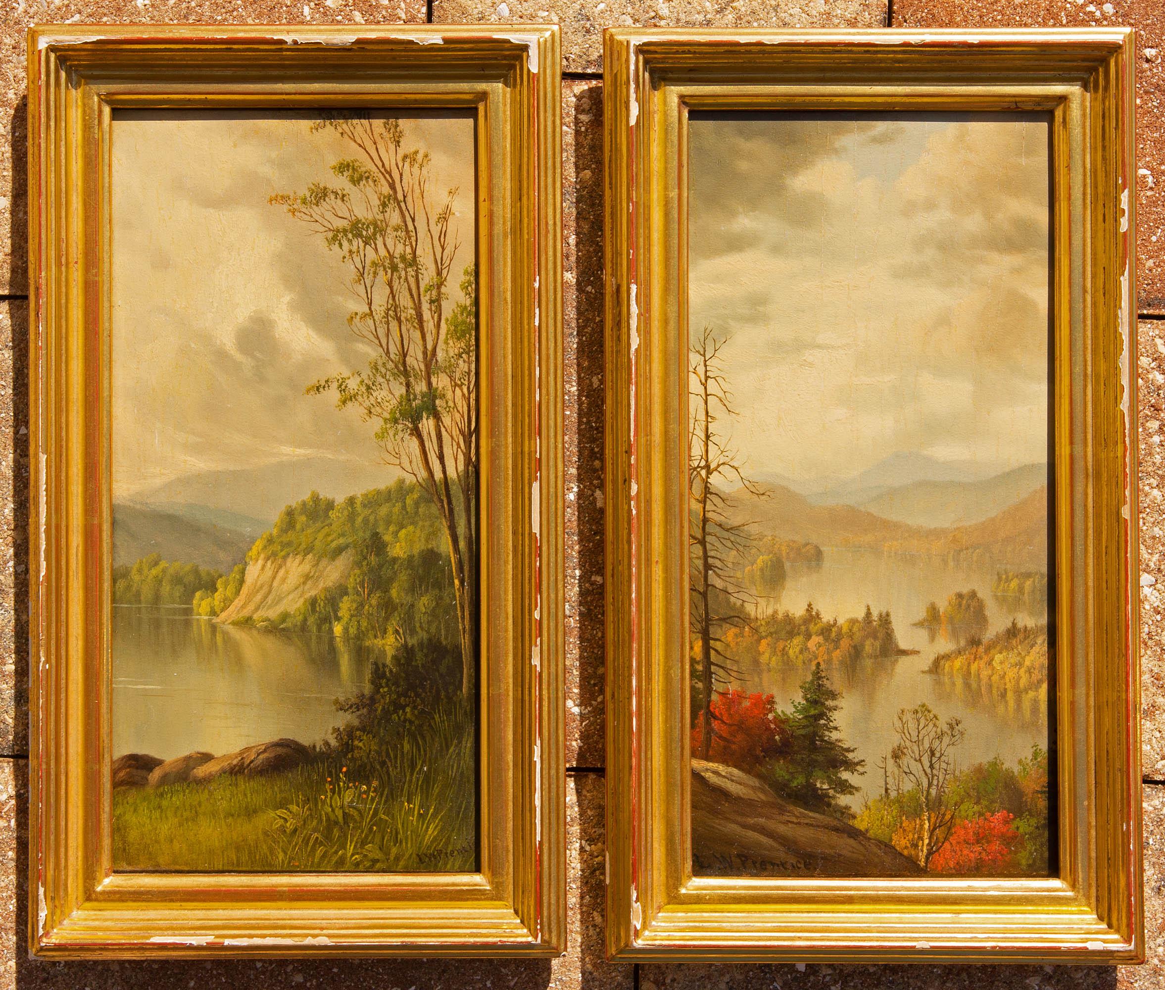 Adirondack Paintings by Levi Wells Prentice In Good Condition In Rochester, NY