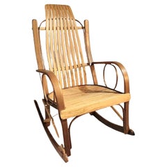 Vintage Adirondack Ranch House Rocking Chair