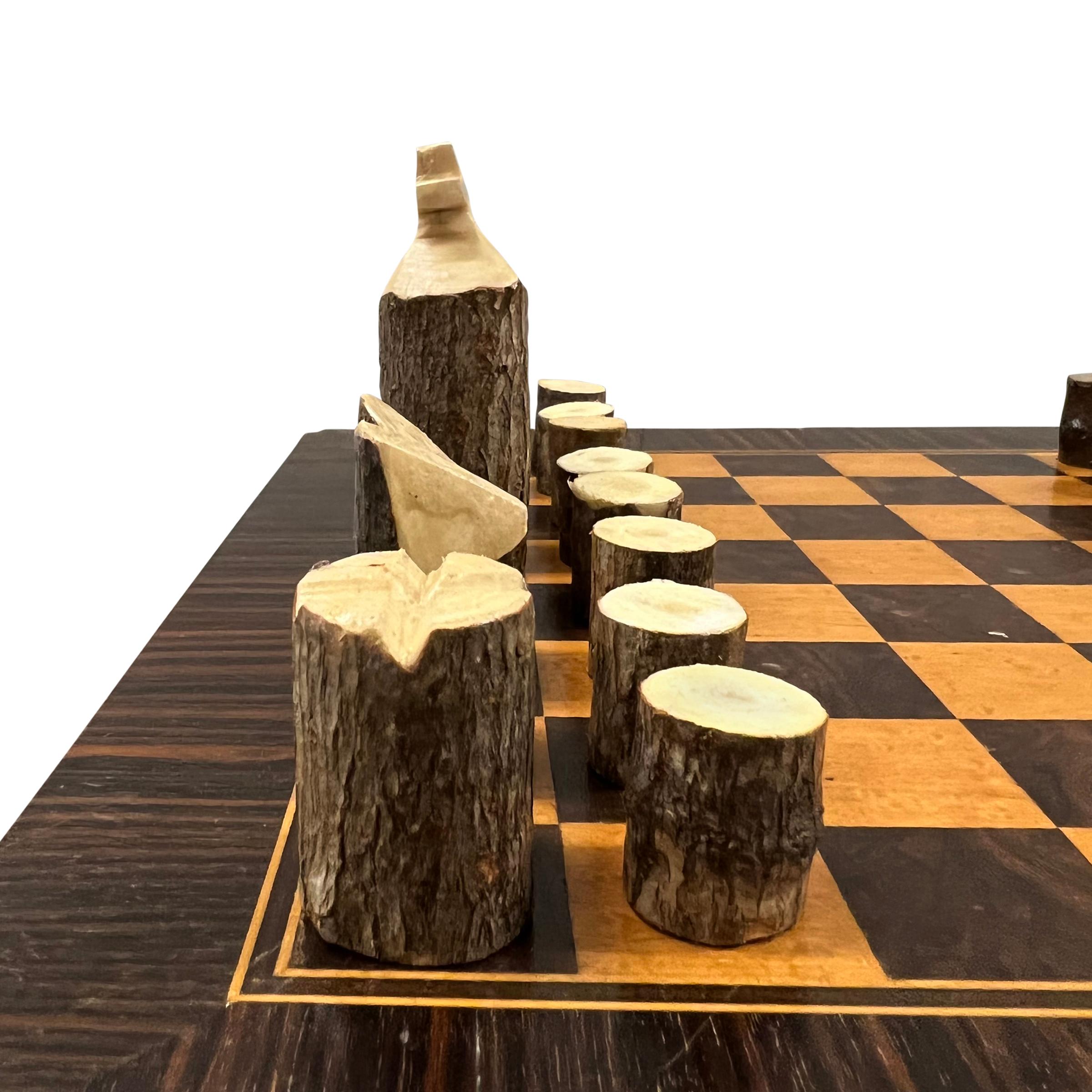 Adirondack Style Chess Set 3