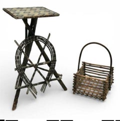 Tavolo e cestino Adirondack Twig.