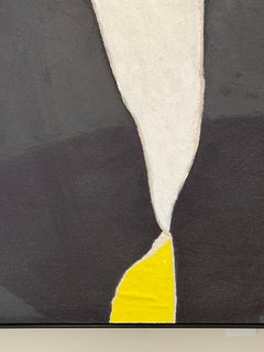 Adja Yunkers "Black and Purple" Painting