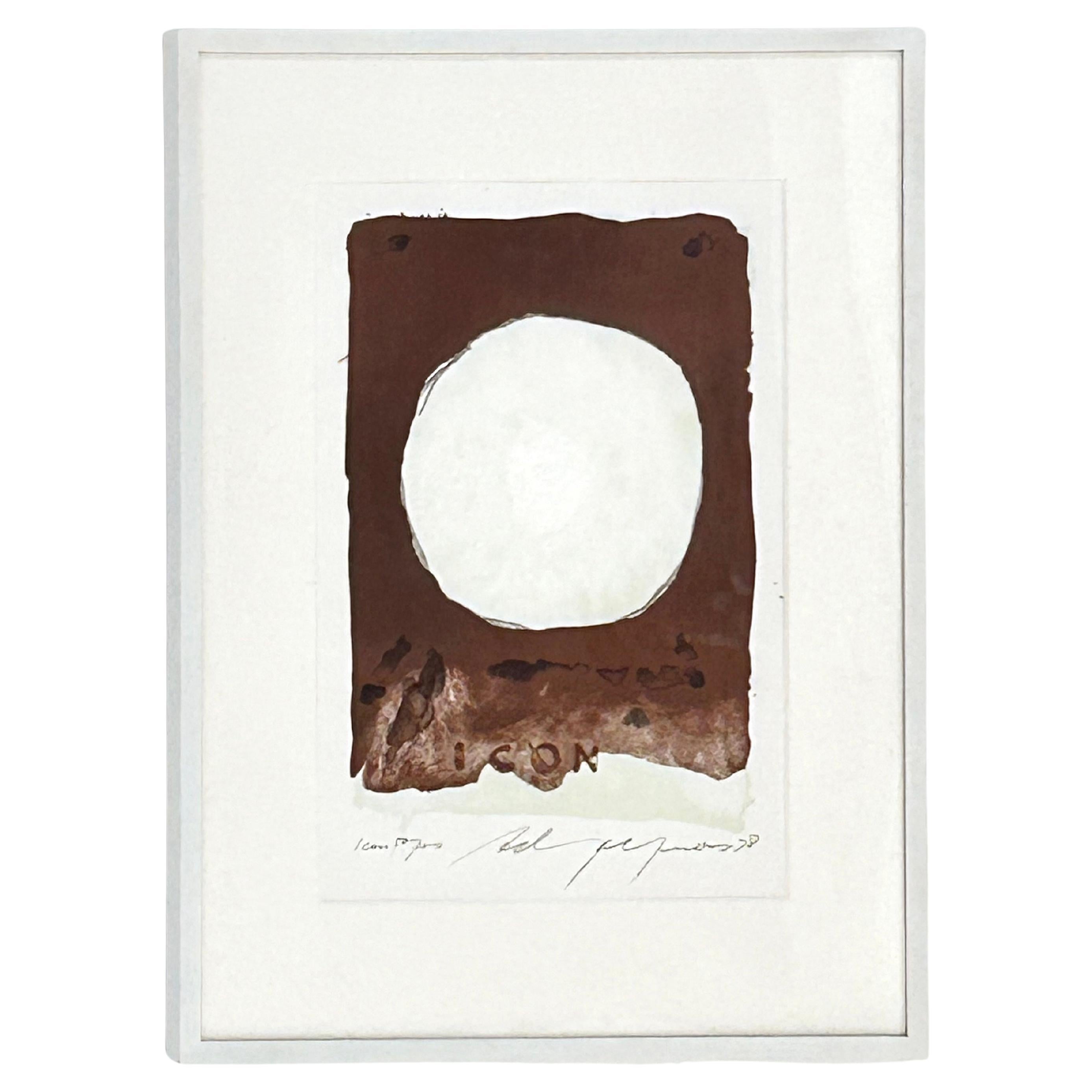 Adja Yunkers "ICON" Lithograph For Sale