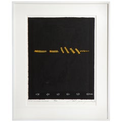 Adja Yunkers Lithographie „Shant D'un Oiseau Solitär“, 50/50, USA 1974