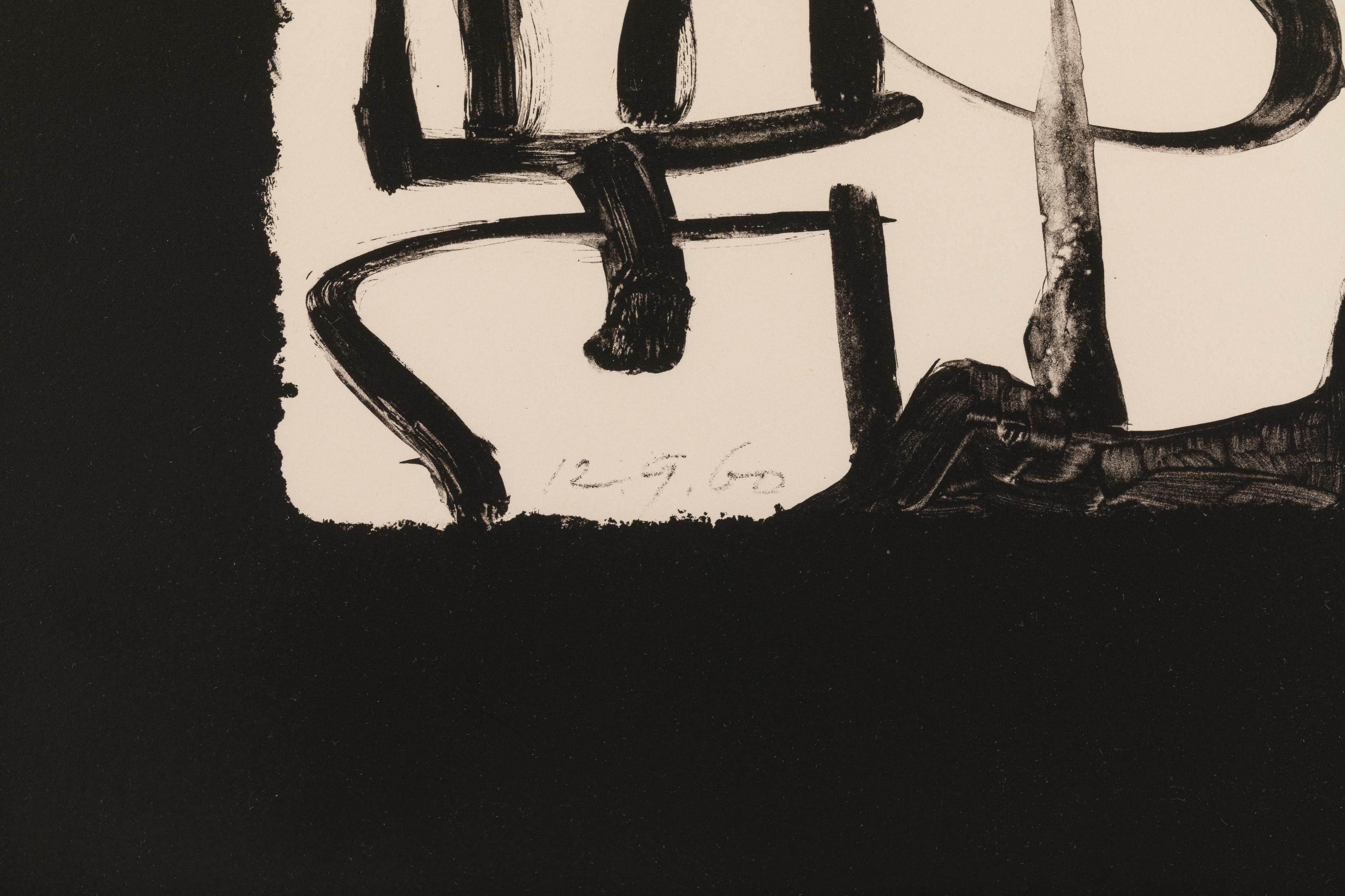 Peint à la main Lithographie d'Adja Yunkers signée 18/20, États-Unis, 1960 en vente