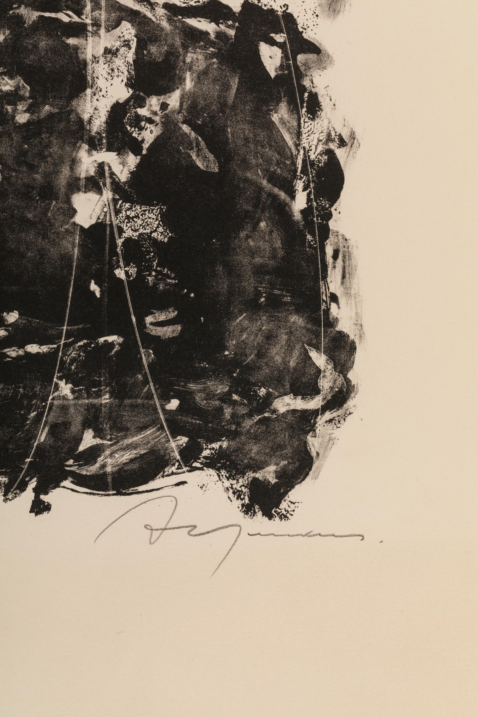 Américain Lithographie d'Adja Yunkers signée, États-Unis, années 1960 en vente