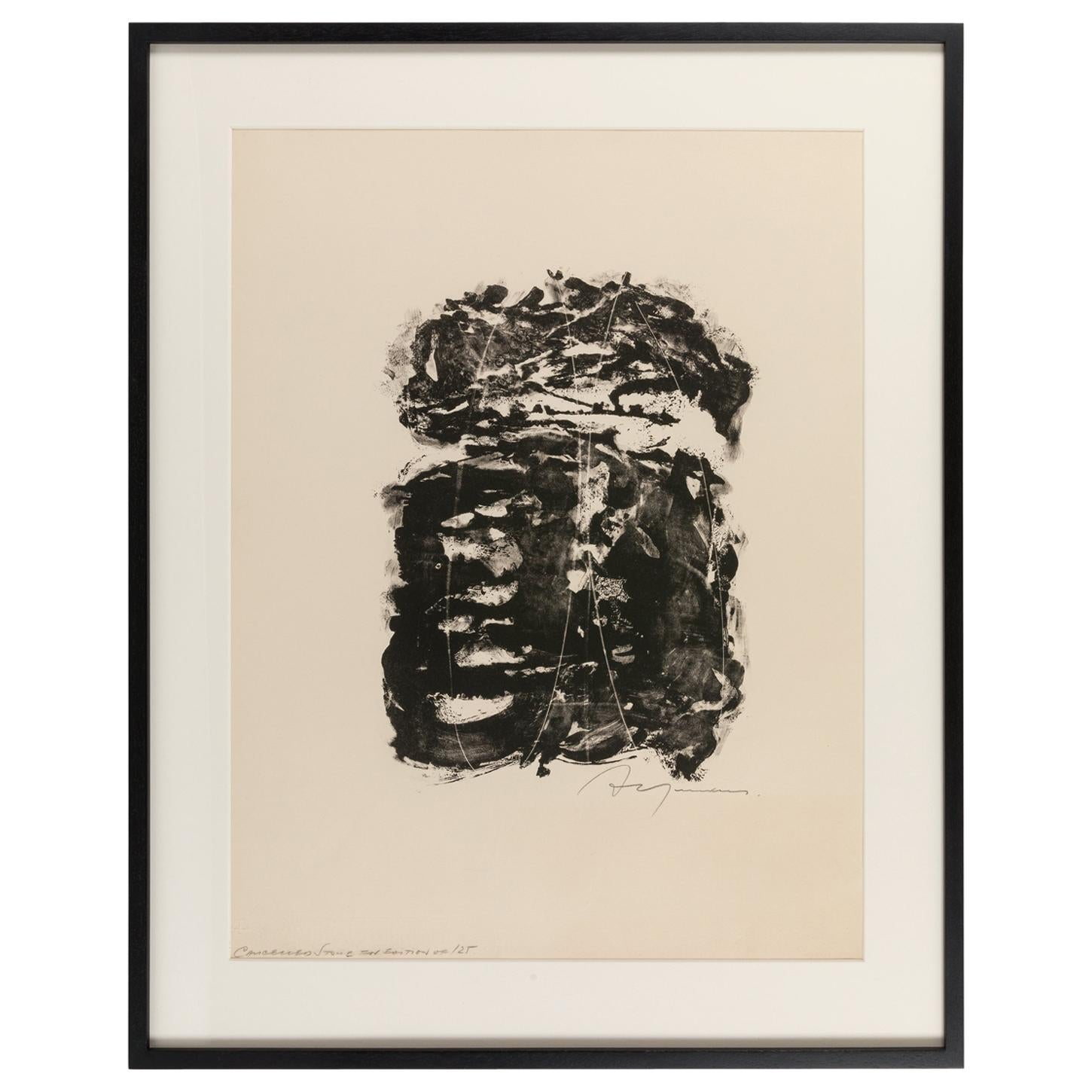 Adja Yunkers Lithograph Signed, USA, 1960s