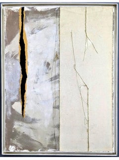 Collage a tecnica mista Pittura a olio Artista modernista lettone americana Adja Yunkers