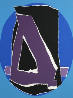 A II, Abstract Expressionist Screenprint by Adja Yunkers